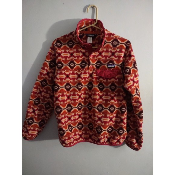 Patagonia Jackets & Blazers - Patagonia Synchilla Snap-T Womens Sz Small Aberdeen Butterfly Fall 2013